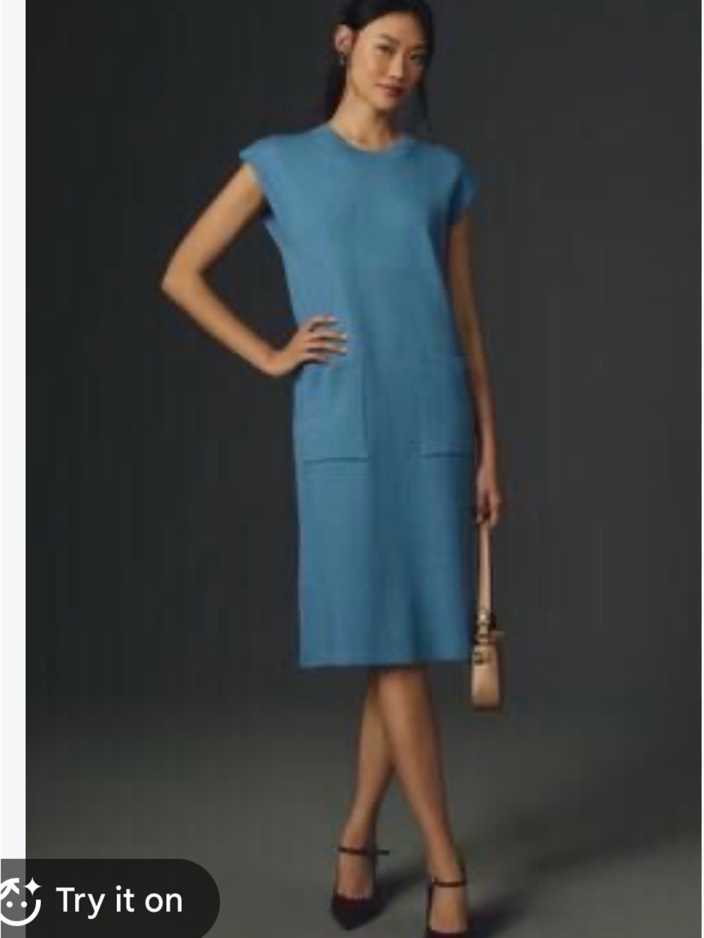 Anthropologie Muscle Column Dress